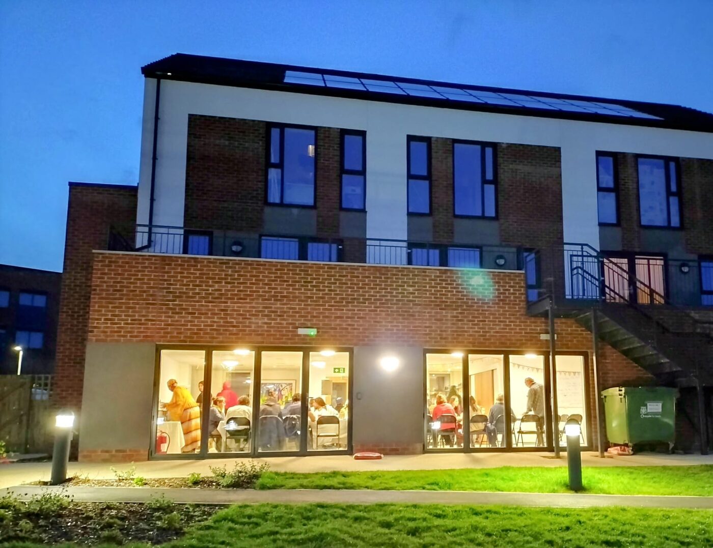 Iftar meal shared in the ChaCo common house